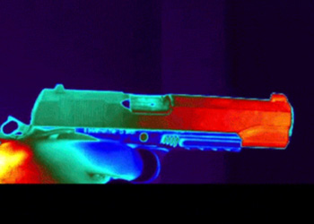 Real guns get hot